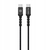 Kable USB - Kabel Szybki PD USBC Typu C I USB Typ C BLAVEC RAPTOR 60W 3A 50cm czarno szary Przewód do Szybkiego ładowania Telefonu - miniaturka - grafika 1