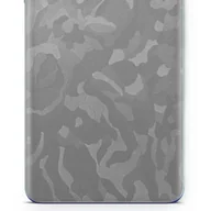 Akcesoria do tabletów i e-booków - Folia naklejka skórka strukturalna na TYŁ do Apple iPad mini 3 -  Moro | Camo Srebrny - apgo SKINS - miniaturka - grafika 1
