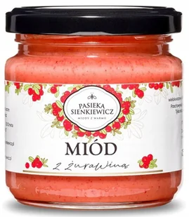 MIÓD Z ŻURAWINĄ 250G - Miód - miniaturka - grafika 1