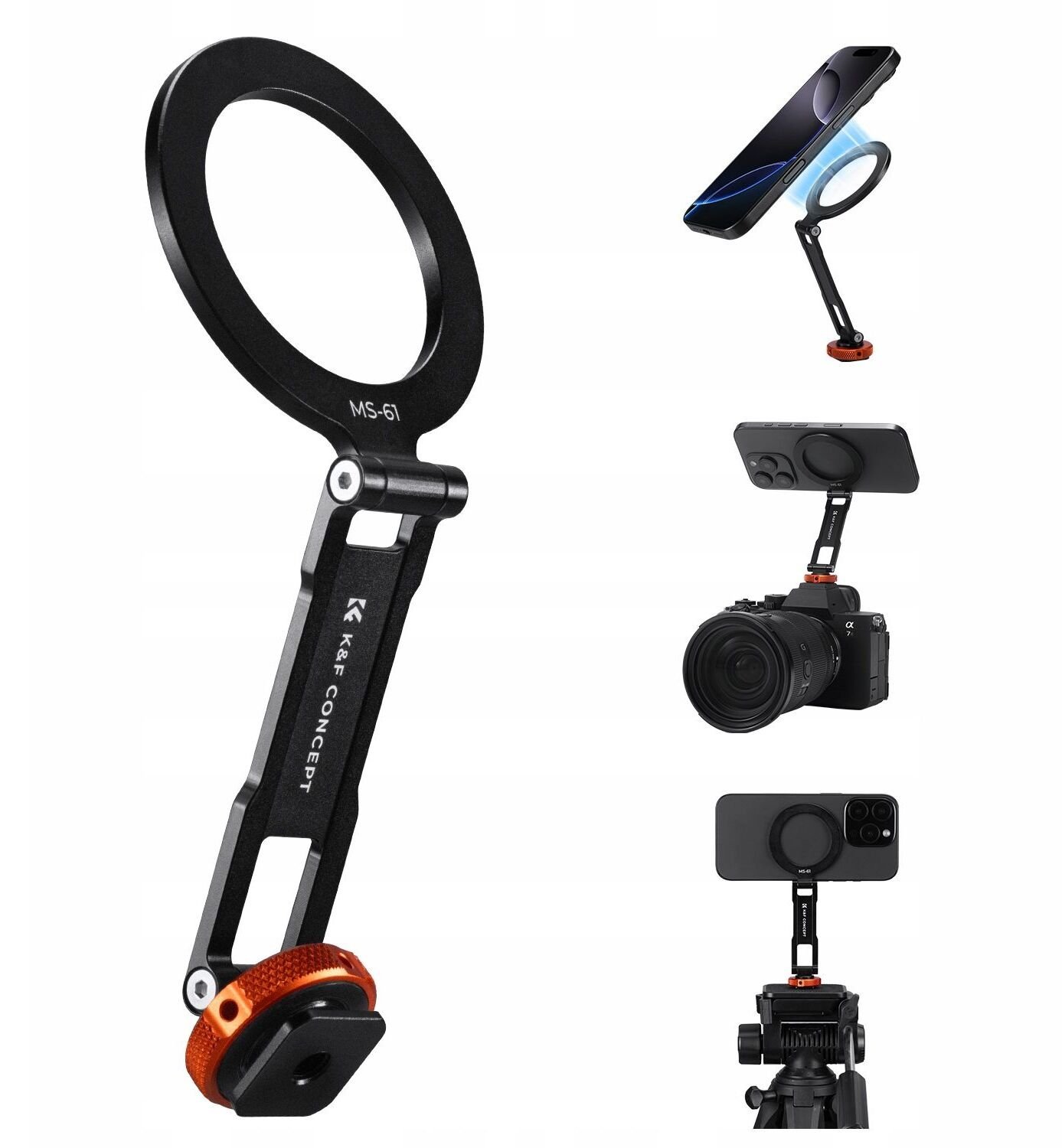 Kf Uchwyt Mocowanie Magnetyczne Magnes Magsafe Na Iso + 1/4