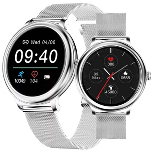 Active Band Ny33 Srebrny - Smartwatch - miniaturka - grafika 1