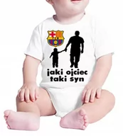 Body dla niemowląt - 2037 BODY DZIECIĘCE FC BARCELONA JAKI OJCIEC 86 - miniaturka - grafika 1