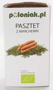 Pasty warzywne - Poloniak (produkty vege, napary,majonezy) PASZTET WEGAŃSKI Z MARCHEWKI BIO 160 g - miniaturka - grafika 1