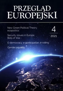Przegląd Europejski 4/2021 - Czasopisma - miniaturka - grafika 1