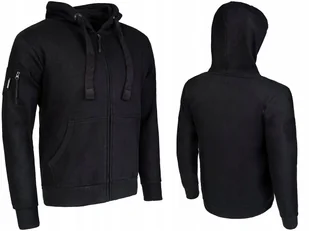 Bluza Męska Rozpinana z Kapturem Kombat UK SPEC-OPS - Czarna XXL - Bluzy męskie - miniaturka - grafika 1