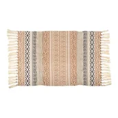 Dywaniki łazienkowe - Dywanik Boho 60 x 90 cm paski wielokolorowy - miniaturka - grafika 1