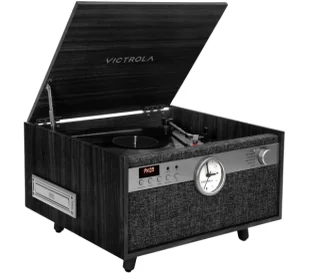 Victrola Century Signature+ 6-in-1 VTA-830SB-BLK-INT Czarny - Gramofony - miniaturka - grafika 1