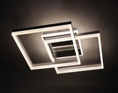 Lampy sufitowe - Ceiling LED lamp BALTIK GAISMA, 92 W, 2700 - 6400 K, 4800 - 7360 lm, O48 x 48 x 13cm, with remote control - miniaturka - grafika 1