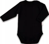 Body dla niemowląt - Body CZARNE czarny kolor długi rękaw r 110 KLEKLE - miniaturka - grafika 1