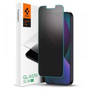 Szkła hartowane na telefon - Spigen Szkło hartowane Glas.TR Slim Privacy do Apple iPhone 13 Pro Max AGL03384 - miniaturka - grafika 1