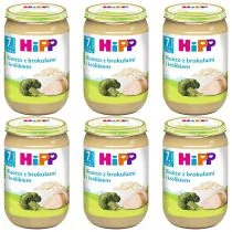 Hipp Risotto z brokułami i królikiem po 7. miesiącu zestaw 6 x 220 g - Dania dla dzieci - miniaturka - grafika 1