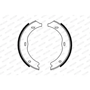 FERODO (FEDERAL-MOGUL) Zesatw szczęk hamulcowych, hamulec postojowy (FEDERAL-MOGUL) FSB4003 - Szczęki hamulcowe - miniaturka - grafika 1