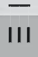 Lampy sufitowe - Sollux Lighting Lampa wisząca LAGOS 3L czarny - miniaturka - grafika 1