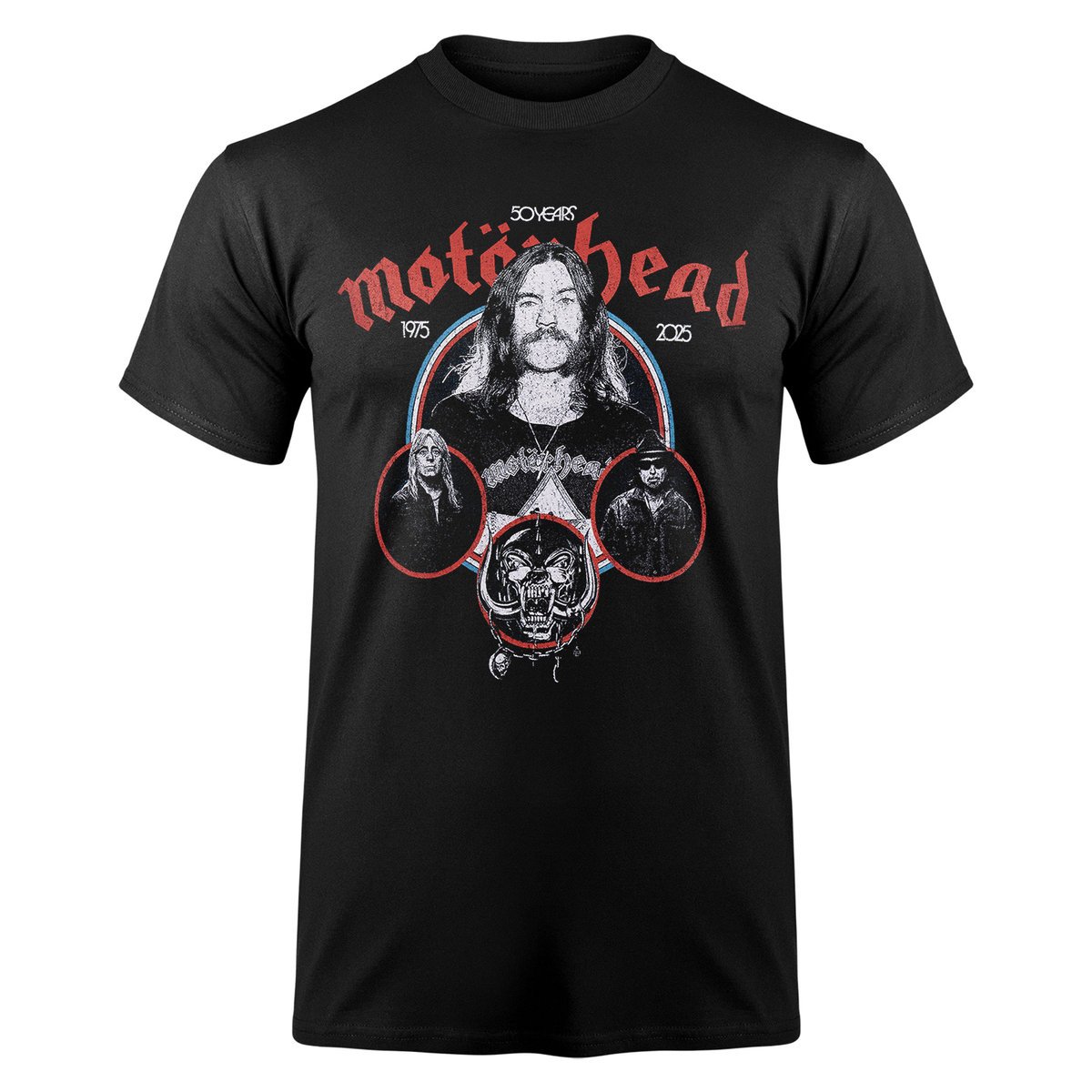 koszulka MOTORHEAD - 50 YEARS BAND CIRCLES-M