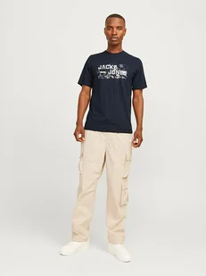 Jack & Jones Koszulka w kolorze granatowym - Koszulki męskie - miniaturka - grafika 1