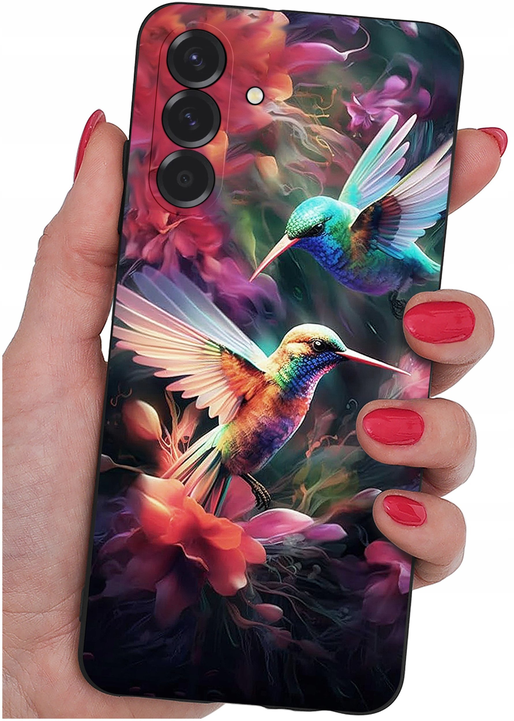 ETUI do Samsung A26 5G WZORY SILIKONOWE MATT CASE + SZKŁO 9H