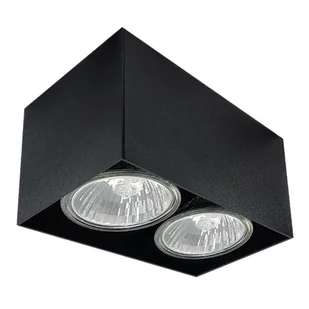 Podłużna lampa sufitowa Cage 1076 Shilo prostokątna do kuchni czarna - Lampy sufitowe - miniaturka - grafika 1