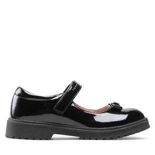 Półbuty Tommy Hilfiger Ballerina T3A3-32580-0774 S Czarny - Buty dla dziewczynek - miniaturka - grafika 1