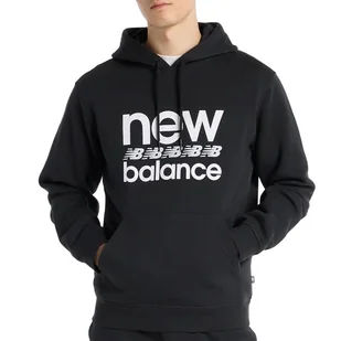 Bluza męska New Balance MT51941BK - czarna - Bluzy męskie - miniaturka - grafika 1