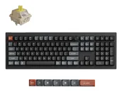 Klawiatury - Keychron V6 Ultra 8K klawiatura Uniwersalne Bluetooth QWERTY Czarny V6U-D4 - miniaturka - grafika 1