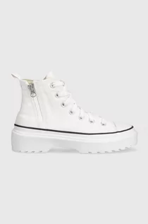 Buty dla dziewczynek - Converse trampki Chuck Taylor AS Lugged Lift kolor biały - grafika 1