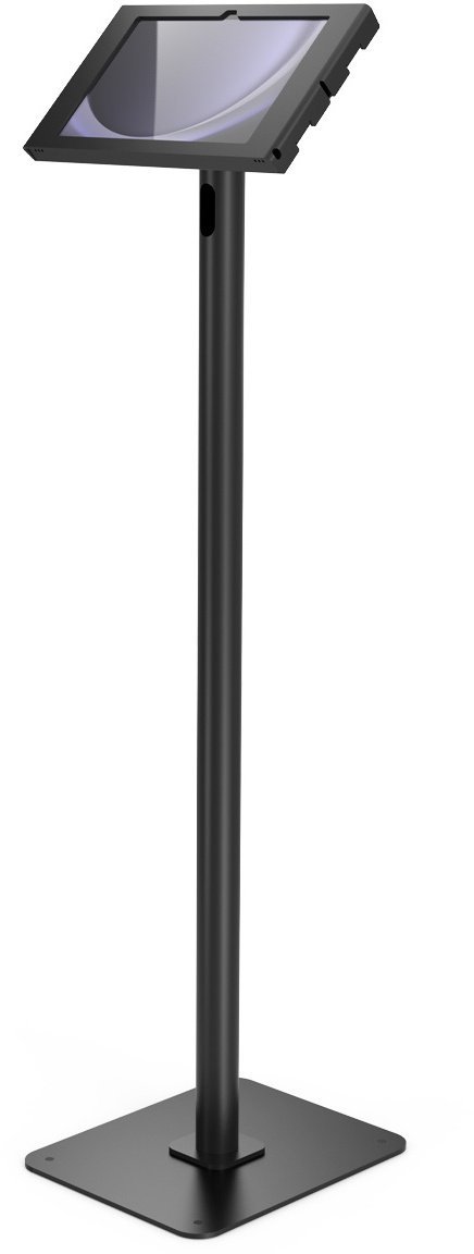 Stojak Compulocks Stander-Kit odsłonięta kamera przednia/tylna i czujniki do tabletu zablokowany wysokiej jakości aluminium czarny stojąca na podłodze, wolnostojąca do Samsung Galaxy Tab A9+