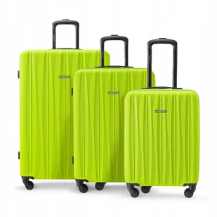 PUCCINI Zestaw WALIZEK Podróżnych Na Kółkach 3w1 Komplet ABS ABS021-5B - Walizki PUCCINI Zestaw WALIZEK Podróżnych Na Kółkach 3w1 Komplet ABS ABS021-5B - Walizki - miniaturka - grafika 1