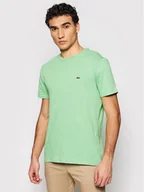 Koszulki męskie - Lacoste T-Shirt TH6709 Zielony Regular Fit - miniaturka - grafika 1