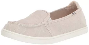 Roxy Damskie trampki Minnow Slip-On Shoes 0, Szarobeżowy - 40 EU - Trampki damskie - miniaturka - grafika 1