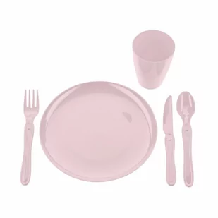 Zestaw piknikowy 21EL RÓŻOWY przyjęcie w plenerze kod: 40G-ZES-G158/2 - Kuchnia turystyczne i akcesoria - miniaturka - grafika 1