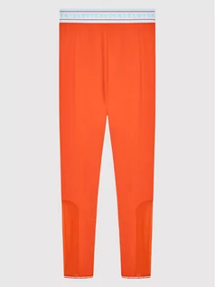 Legginsy - DKNY Legginsy D34A44 S Czerwony Slim Fit - grafika 1