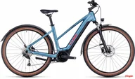 Rowery elektryczne - Rower elektryczny Cube Nuride Hybrid Performance 500 Allroad Trapeze metalblue´n´red 2023 - miniaturka - grafika 1