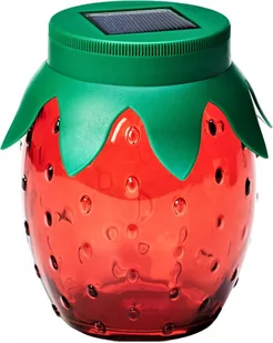Lampka solarna LED truskawka - Lampy ogrodowe - miniaturka - grafika 1