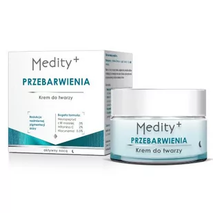 MEDITY+ PRZEBARWIENIA Krem do twarzy na noc, 50ml - Kremy do twarzy - miniaturka - grafika 1