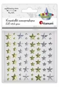 Zabawki kreatywne - Kryształki samoprzylepne Gwiazdki mix 25szt - miniaturka - grafika 1
