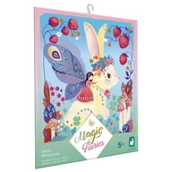 Zabawki kreatywne - Janod Zestaw artystyczny Czarodziejskie cyrkonie Wróżki Magic Fairies 5+ - miniaturka - grafika 1