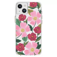 Etui i futerały do telefonów - Rifle Paper Clear - Etui iPhone 14 Plus zdobione złotem (Rose Garden) - miniaturka - grafika 1