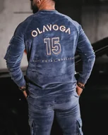 Dresy męskie - Komplet męski OLAVOGA CARGO 2024 szary M - Fashionplace - miniaturka - grafika 1