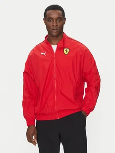 Scuderia Ferrari Kurtka przejściowa Ferrari Race T7 630215 Czerwony Regular Fit - Kurtki męskie - miniaturka - grafika 1