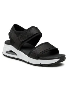 Skechers Sandały New Sesh 119185/BKW Czarny - Sandały damskie - miniaturka - grafika 1