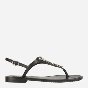 Sandały damskie japonki Geox D25LXT000TU-C9999 40 26 cm Czarne (8050036636300). Sandały codzienne i sportowe damskie - Klapki i japonki damskie - miniaturka - grafika 1