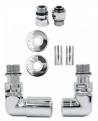 Zawory i kraniki - Zawór regulacyjny Vision chrom lewy GZ1/2 All in One - miniaturka - grafika 1