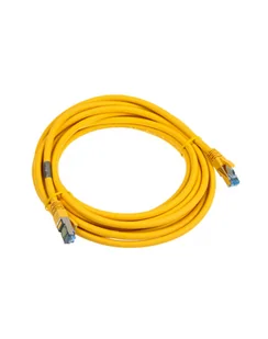 InLine Patch kabel sieciowy Cat.6A, S/FTP (PiMf), 500MHz, żółty, 5m 76805Y - Kable - miniaturka - grafika 1