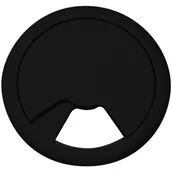 Zawiasy, okucia i inne akcesoria - Przelotka do kabli Ø60 mm czarna - miniaturka - grafika 1