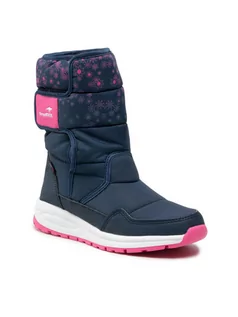 Buty dla dziewczynek - KangaROOS Śniegowce K-Fluff Rtx 18404 000 4204 S Granatowy - grafika 1