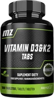 Witaminy i minerały - MZ-STORE VITAMIN D3 & K2 MK-7 180 TABLETEK - miniaturka - grafika 1