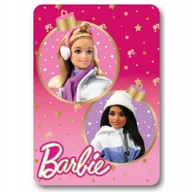 Koce i narzuty dla dzieci - Barbie koc polarowy 100x140 miękki ciepły licencjonowany - miniaturka - grafika 1