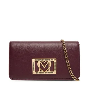 Torebka LOVE MOSCHINO JC5602PP1NLI0552 Bordowy - Torebki damskie - miniaturka - grafika 1