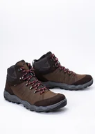 Buty trekkingowe męskie - Buty outdoorowe męskie brązowe ECCO ULTERRA M MID GTX - miniaturka - grafika 1