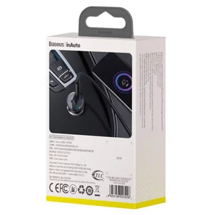 Baseus Baseus PPS inteligentna ładowarka samochodowa USB / USB Typ C 30 W Quick Charge 4.0 QC4+ Power Delivery 3.0 VOOC SCP AFC MTKPE czarny (CCYS-C01) hurtel-60585-0 - Ładowarki samochodowe - miniaturka - grafika 36